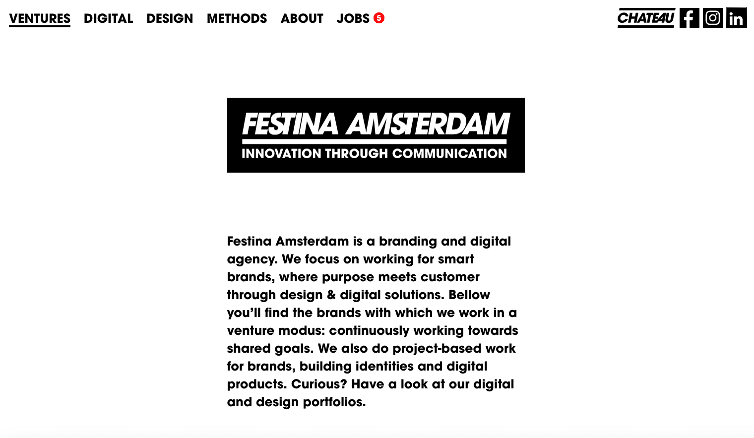 Festina Lente - Amsterdam - Agency - Digital