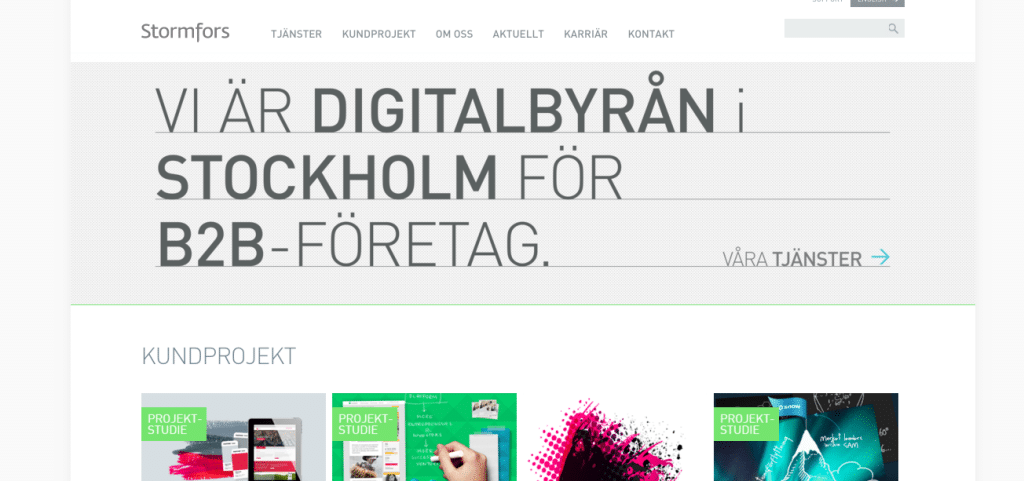 Stormfors - Digital - agency - sweden
