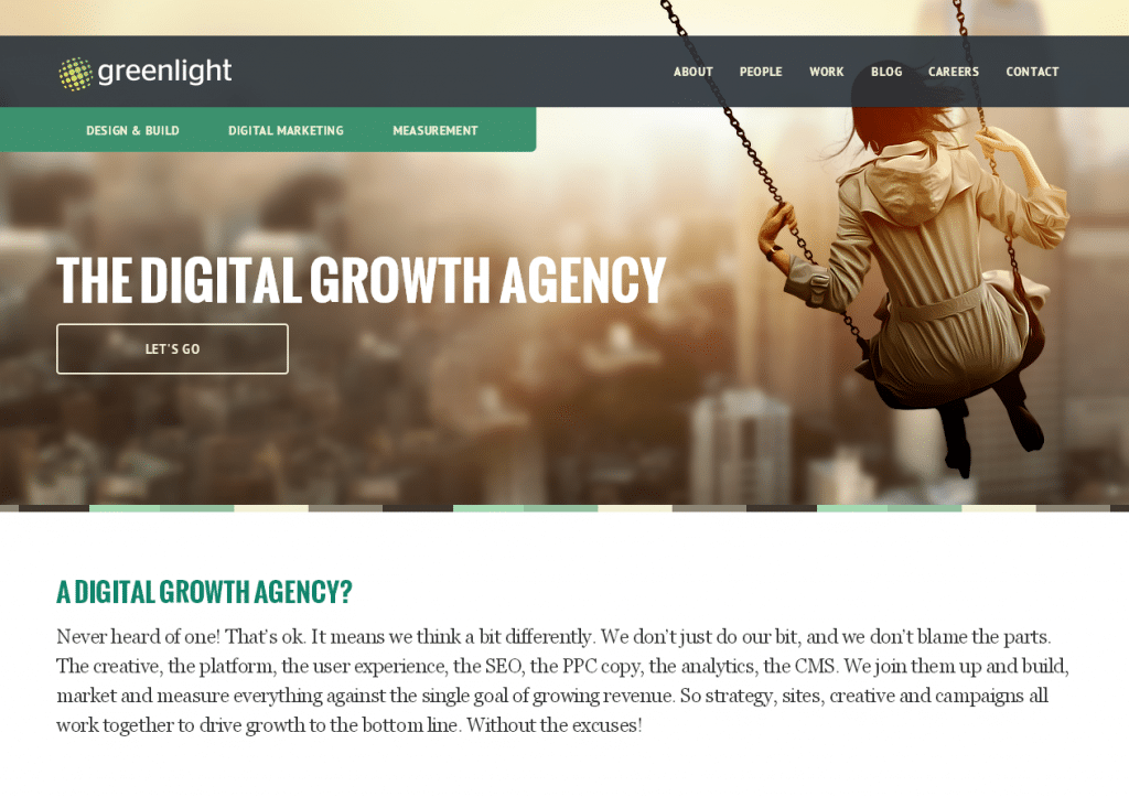 Greenlight Digital Home Page
