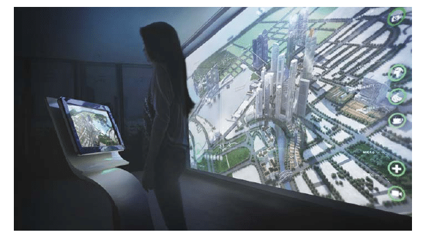 Interactive Media, Projection Media, iPad controller for automation system