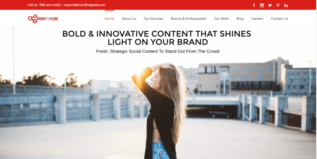 Brand The Globe - California - Digital - Agency