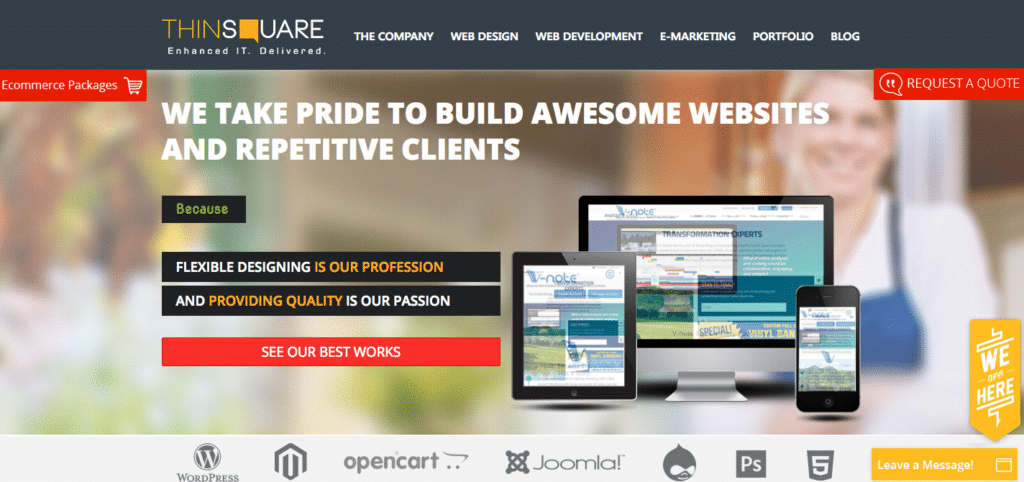 Thinsquare - Newark - Digital - Agency 