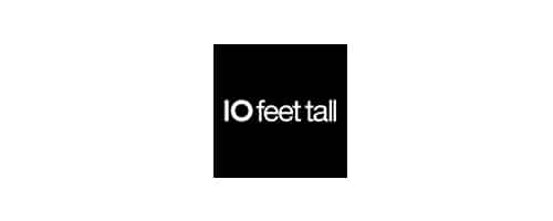 10 feet tall