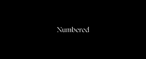 Numbered